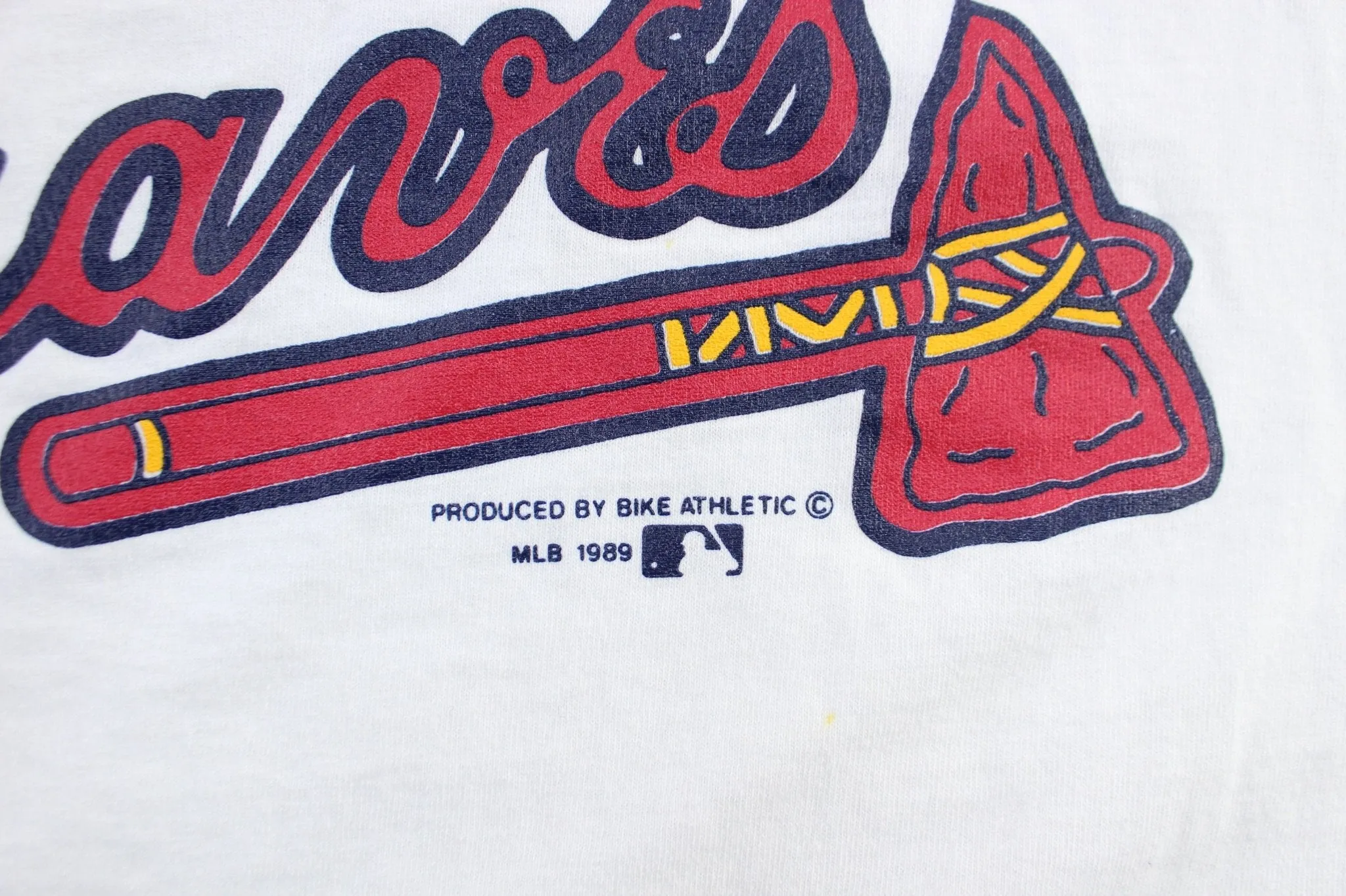 1989 Atlanta Braves Baseball T-Shirt