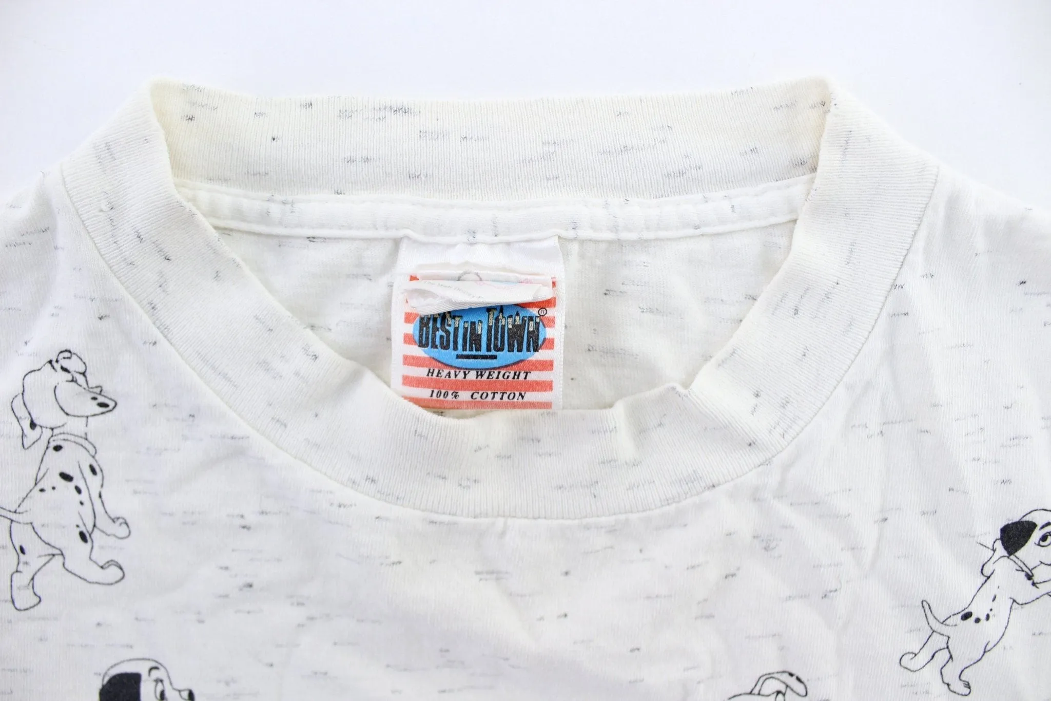 90's 101 Dalmatians All Over Print T-Shirt