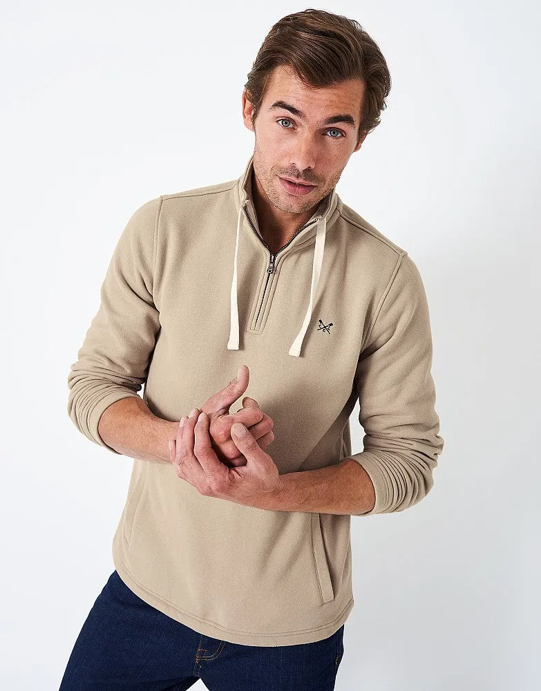 Crew Clothing Coastal Half Zip Sweatshirt