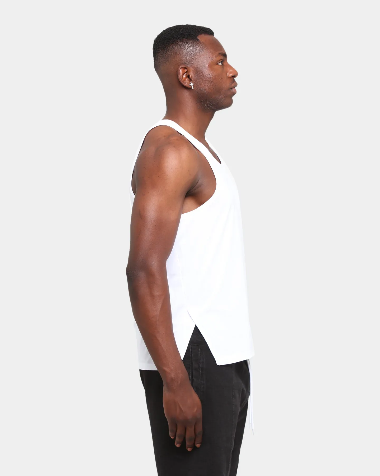 Elevn Clothing Co. Splinter Singlet White