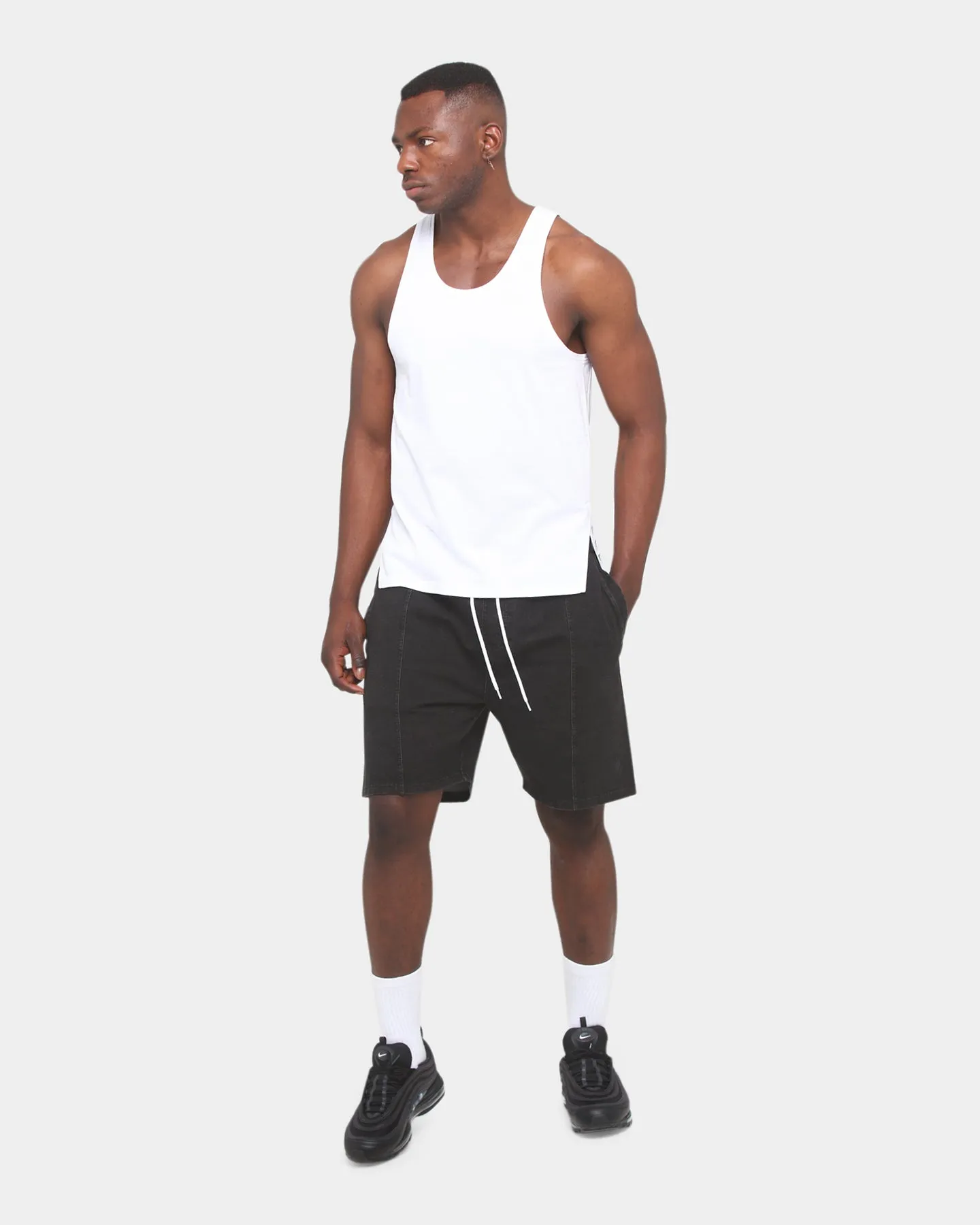 Elevn Clothing Co. Splinter Singlet White