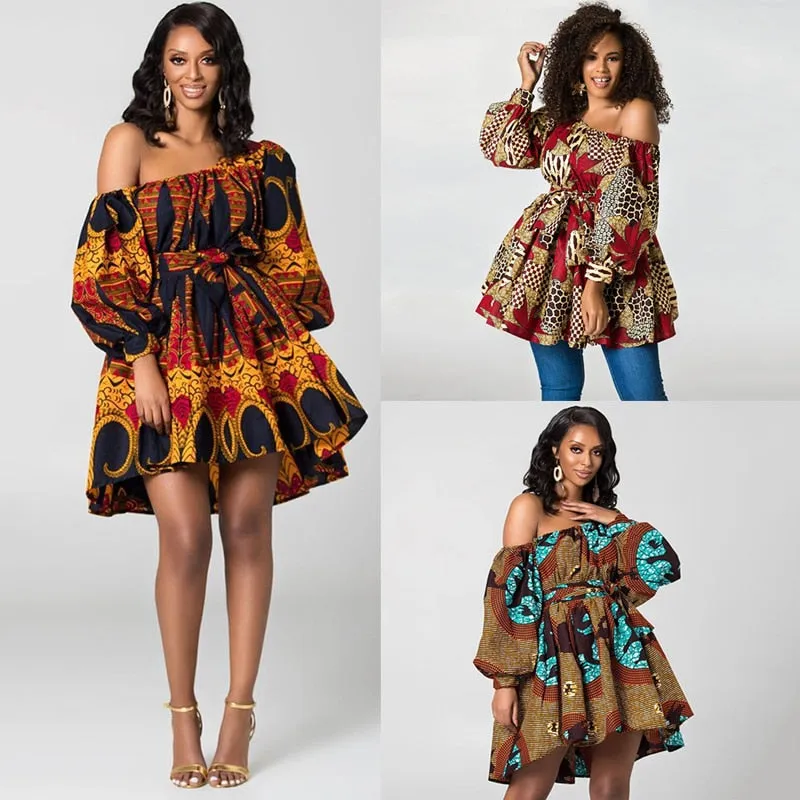 MD dashiki african clothes for women embroidery bazin riche tops women's long sleeve t shirt 2020 south african clothing