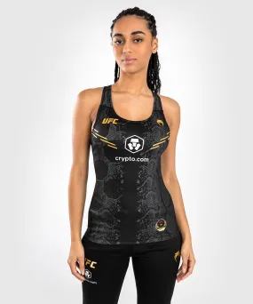 UFC Adrenaline by Venum Authentic Fight Night Women’s Fitted Tank with Shelf Bra - Champion