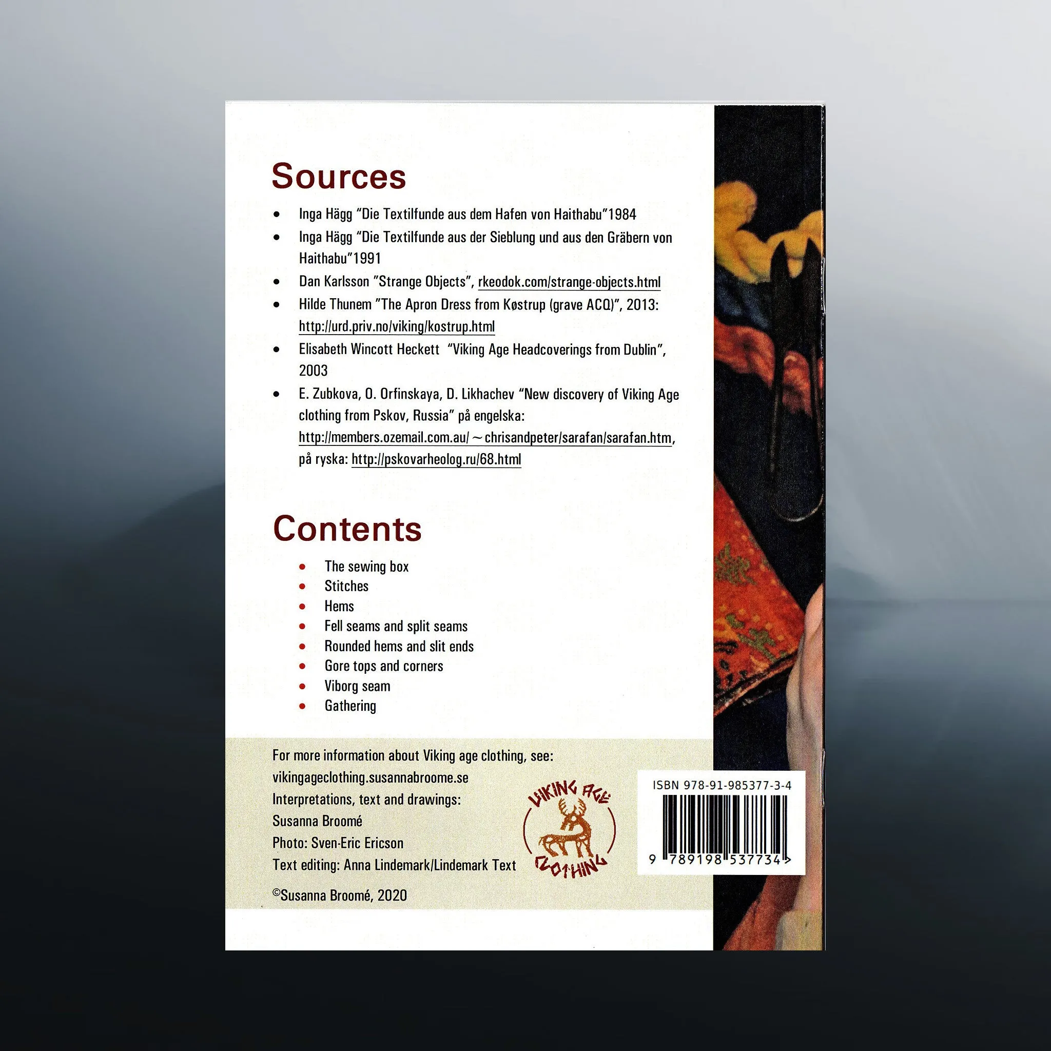 Viking Age Clothing - Seams & Stitches Book